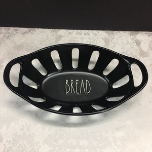 Rae Dunn Black Bread Basket